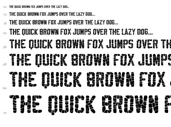 Sablon Washed font waterfall